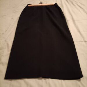 Jones New York black long pencil skirt